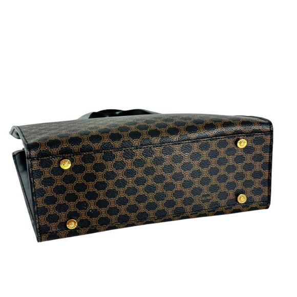 CELINE Vintage Black Canvas Macadam Tote Bag Made in Italy Authenticated - Picture 6 of 15